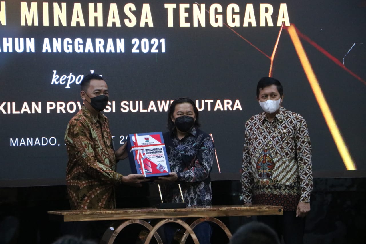 Incar WTP VII, Bupati Sodor LKPD 2021 Mitra Ke BPK